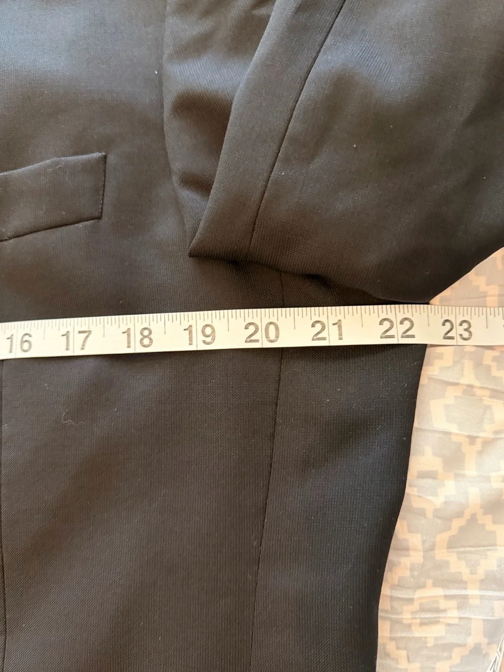 Versini Men's 40L Black 💯% Wool Suit Jacket Blazer Sport Coat